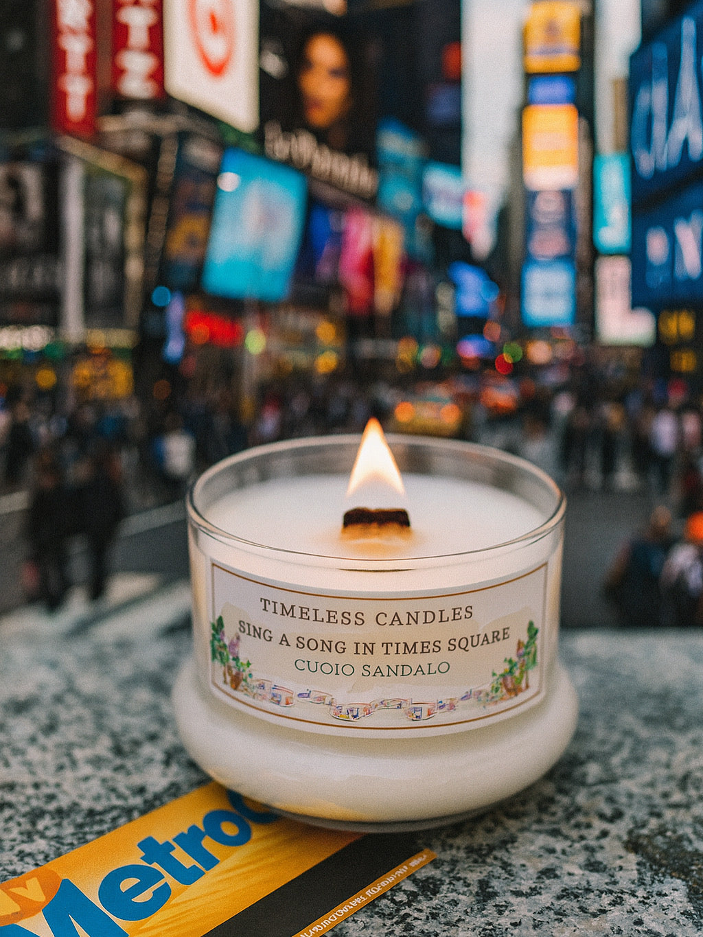 Sing a song in Times Square- Cuoio e Sandalo